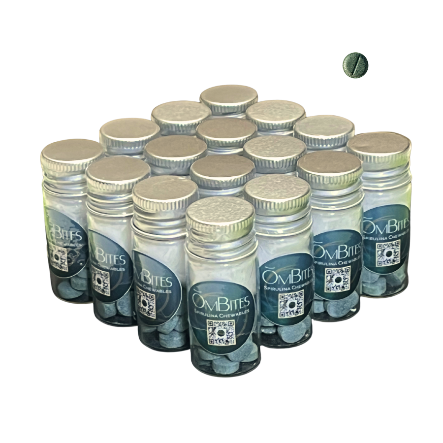 OmBites Spirulina Chewables _ Vendor-Pack _ 16x20ct